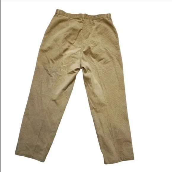 Woolrich Corduroy Khaki Beige Pants Size 10 Womens Cotton No Back Pockets - Picture 2 of 8